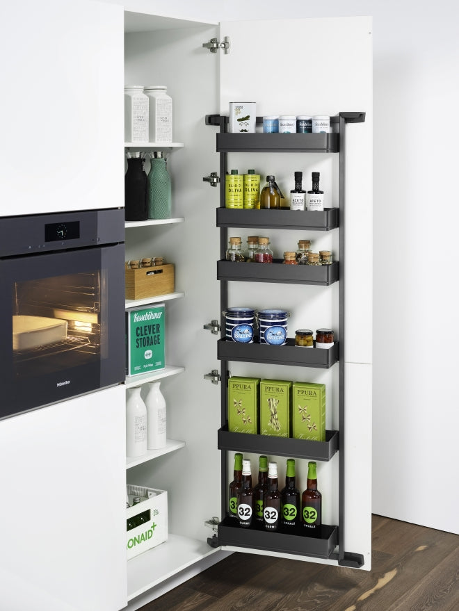 Arena Pure, Tandem Side, 1700mm high, 600mm unit, with 6 trays-KAPTDFH600A