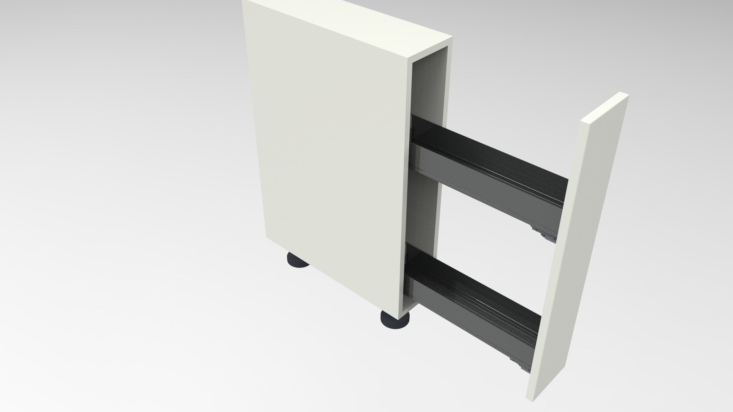 Arena Pure, base unit pull-out, 150mm wide, with upgrade runner-K2APBP150A