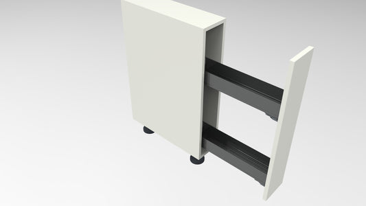 Arena Pure, base unit pull-out, 150mm wide, with upgrade runner-K2APBP150A