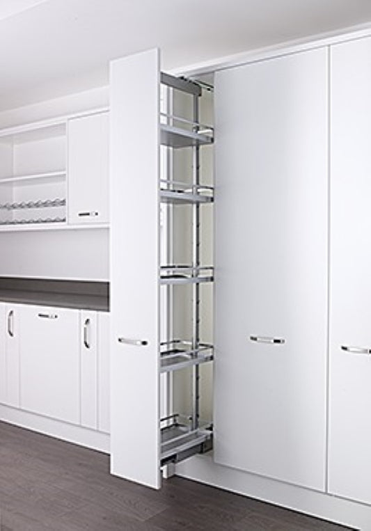 Style 500mm full extension larder unit, 1800-2200mm high-KASLF500FESC