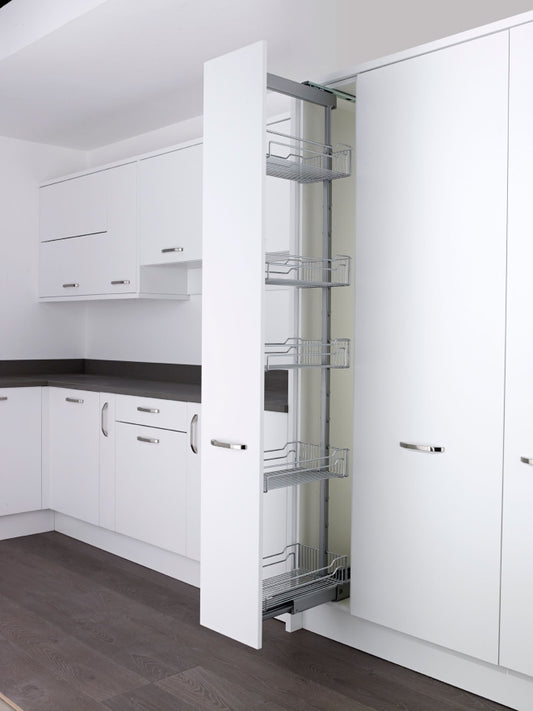 Dispensa-V 300mm full extension larder unit, in frame, 1800-2200mm-IFKLF300FESC